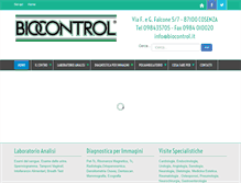 Tablet Screenshot of biocontrol.it